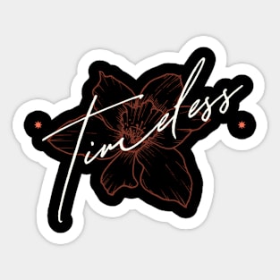 Timeless Tshirt Sticker